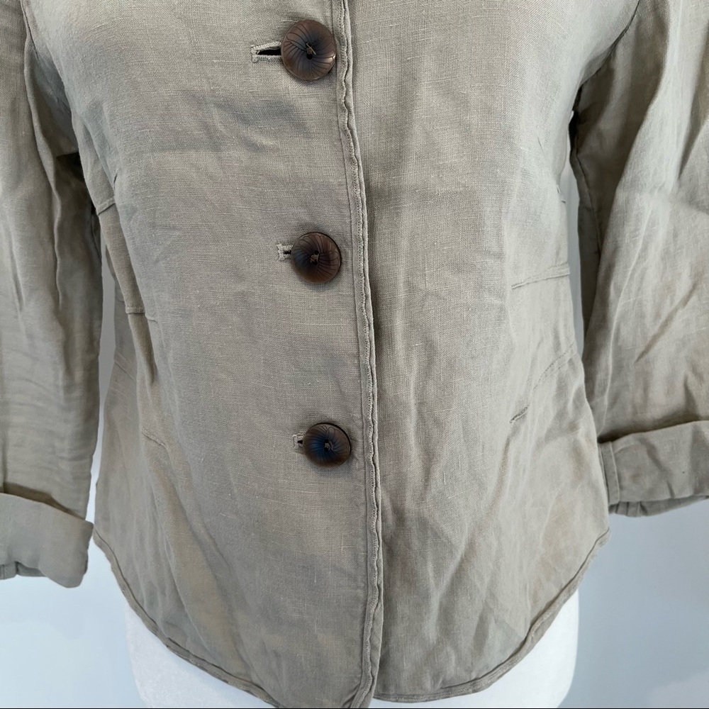J.Jill Linen Blazer Sz XS/Petite - Picture 4 of 8